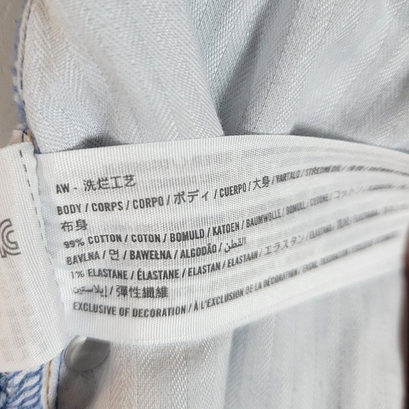 Abercrombie & Fitch The 90's Straight Ultra High Rise Size 29/8R Distressed - Picture 3 of 8